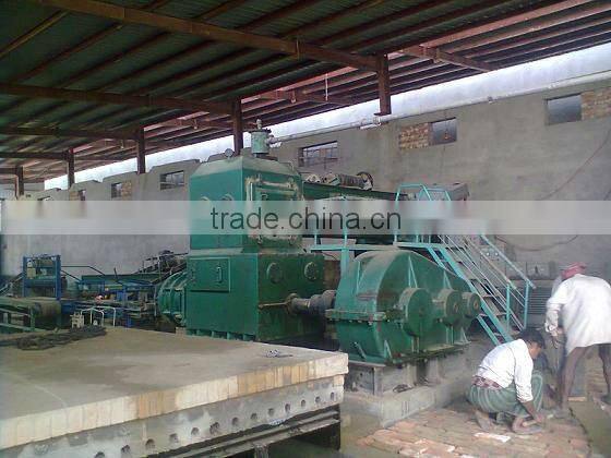 solid clay brick machine brick non-vacuum extruder