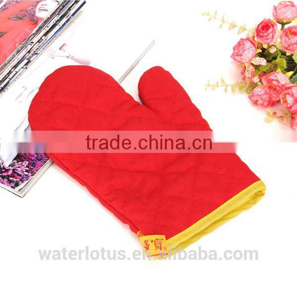 china yiwu factory high quality durothermic home kitchen tool JDB red oven mitts