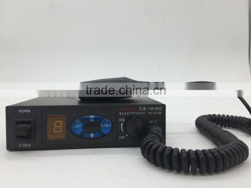 12 Volt Motor Driven Chrome Air Raid Siren Horn Police Fire Alarm Car Truck loud Motor