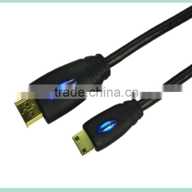 19pin A male to C male HDMI Cable with Ethernet support 4K and 3D from 0.5-100m