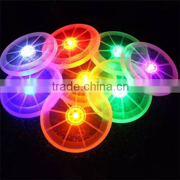 wholesale flashing colorful led frisbee