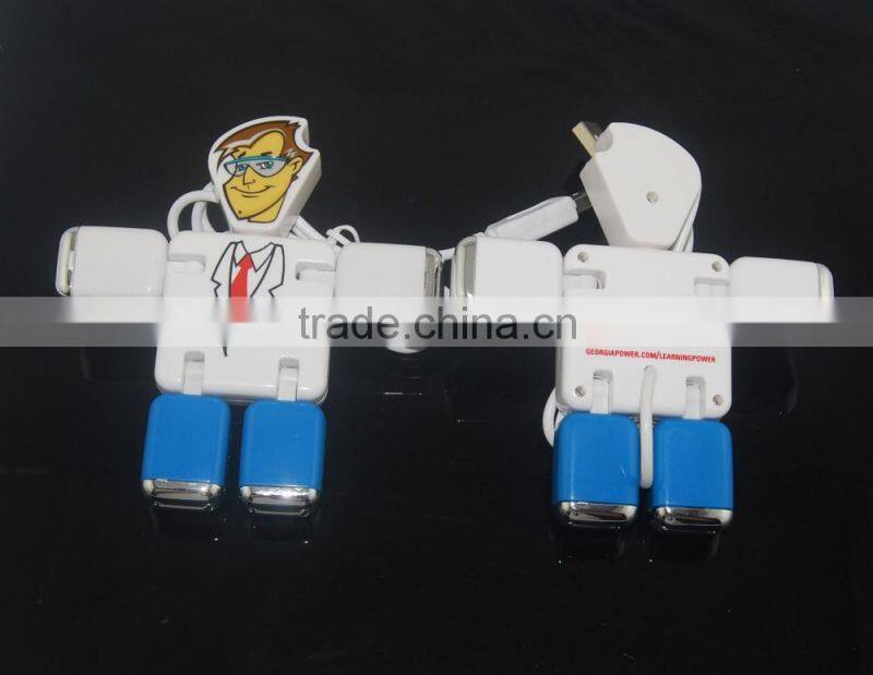 man shaped 4 ports usb 2.0 hub driver high speed mini 2.0 version 4 port USB Hub