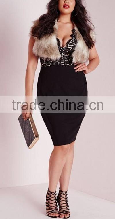 Sexy 100% Organic women dress for fat women