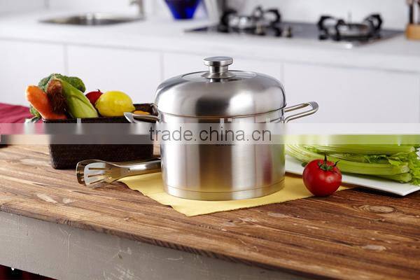 2 Tier steamer pots with combined lid