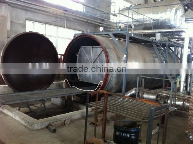 wood softening treatment reactor