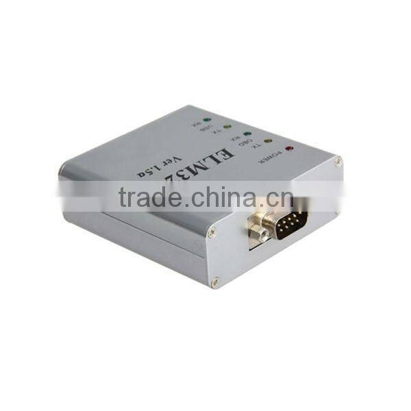 OBD2 Diagnostic CAN-BUS Interface ELM 327 Metal v1.5 Aluminum Latest Version V1.5 Metal Free Shipping