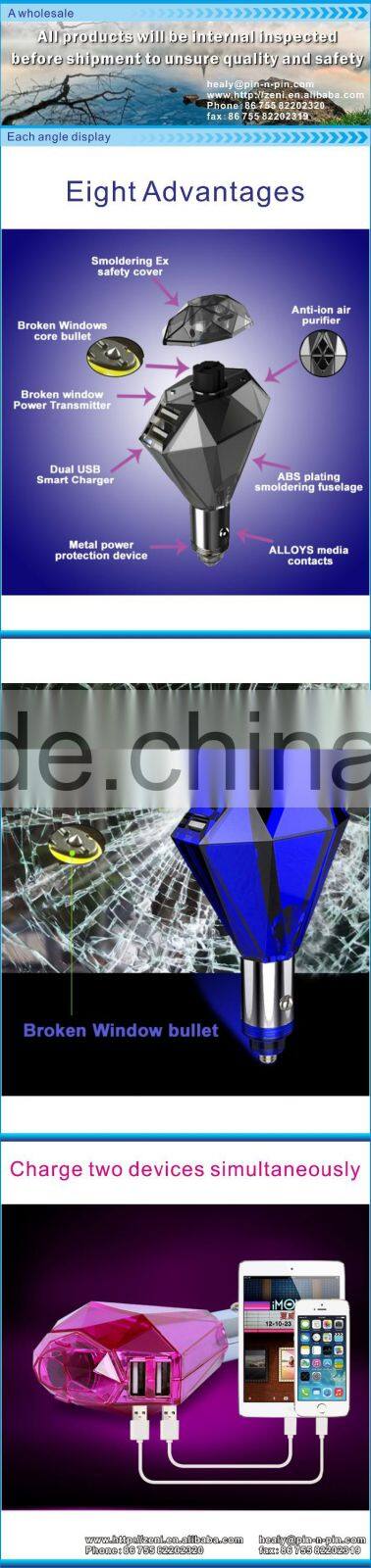 2016 Multi function 3 in 1 Double USB Car charger