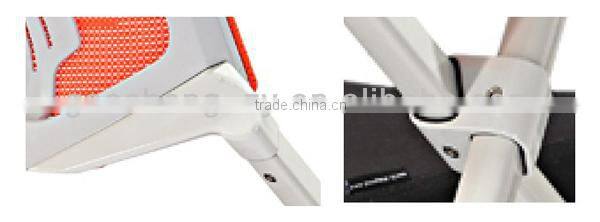 China wholesale metal conference folding chair with writing pad for office-1795D folding chair parts