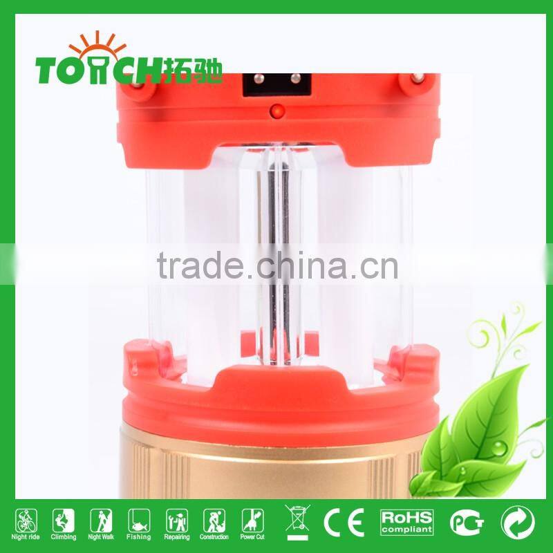 TOACH Lights High Quality Solar Rechargeable Camping Light Plastic Lantern Tent Lamp High Power Emergency Search Lights