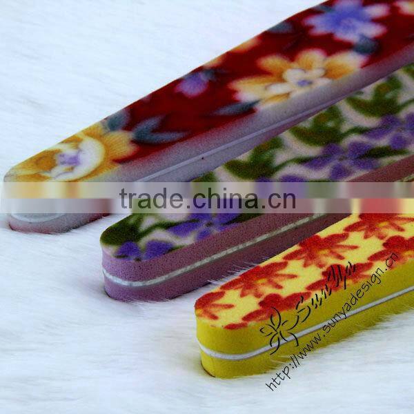 blue sponge file nail file