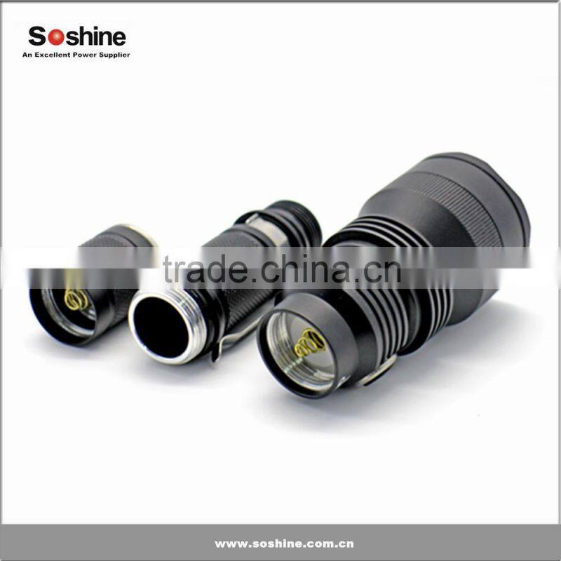 Original Soshine TC6CS LED 960 lumens 18650 rechargeable Tactical led Flashlight torch