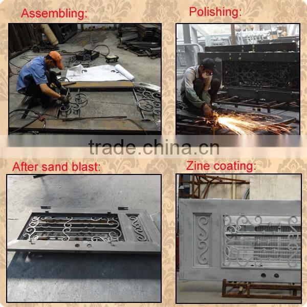 Arched interior double door