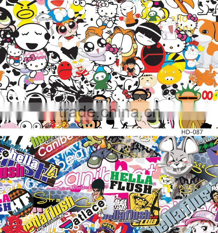 HD-084 CARLIKE High Quality Lovely Graffiti Sticker Bomb