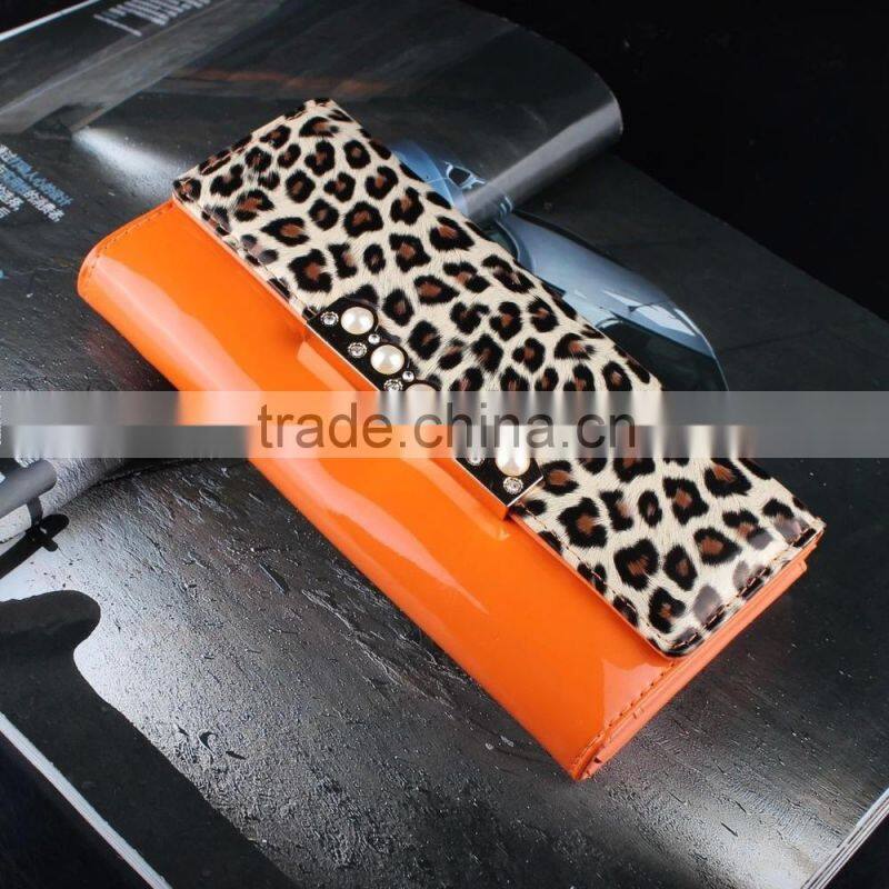 New Design Latest Fashion Leopard print Women Wallet Ladies Wallets Long