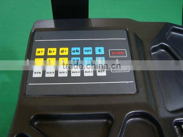 Advanced wheel balancer supplier for wheel balancing with width guage LCD monitor CE approve model IT644