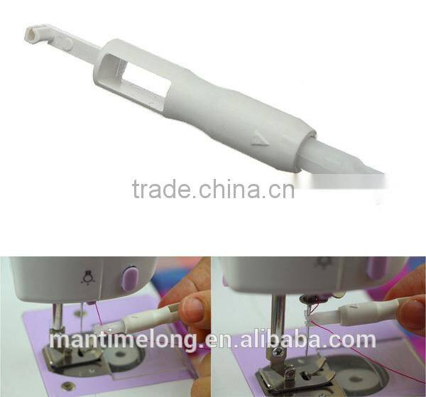 needle threader insertion applicator sewing machine needle threader
