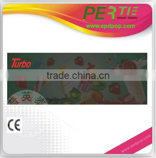 digital signage wall mount pop display rack epd screen epop e paper display circular display promotional cards