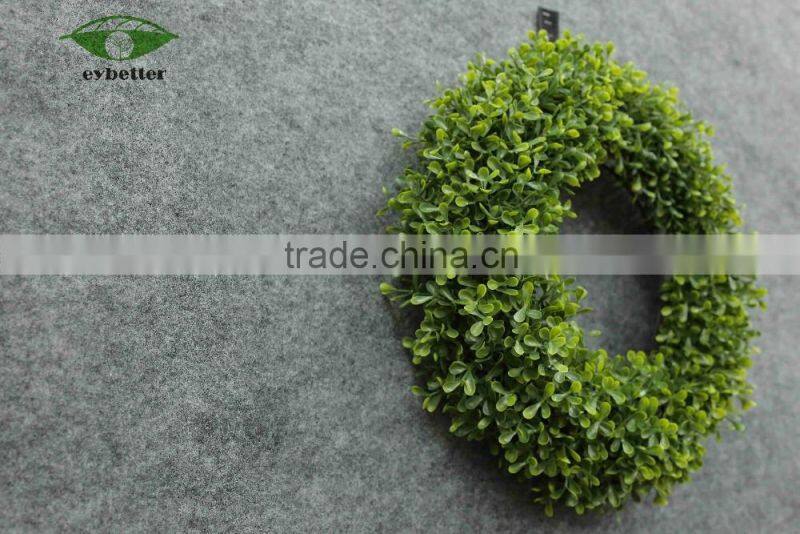 wholesale home decor artificial grass wreath, high quality christmas wreath
