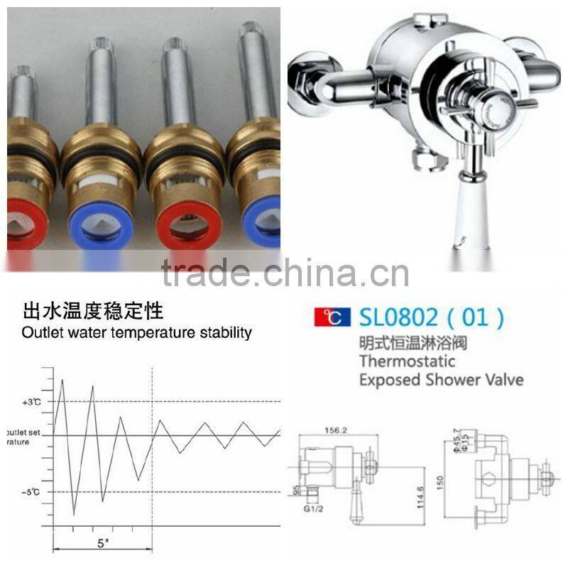 European Style Shower Constant Temperature Shower Valve