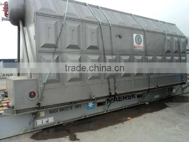 Chain grate double drums coal fired steam boiler