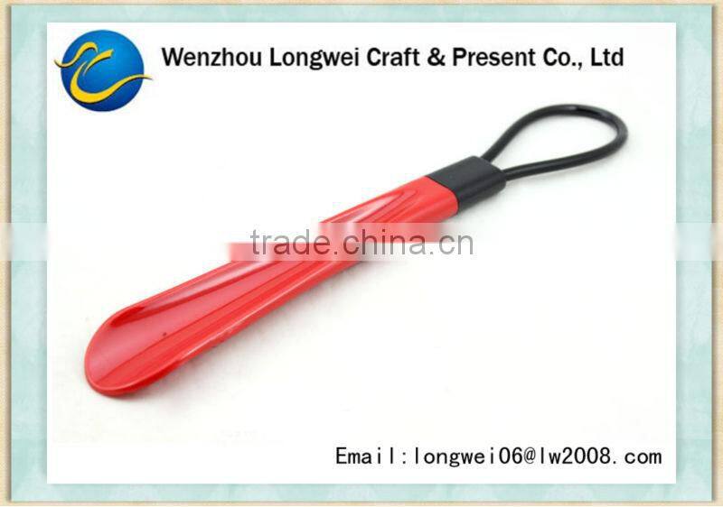 long handled plastic shoehorn/make a shoe horn