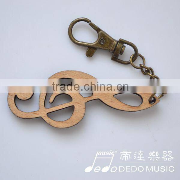 keychain with music sign / bottle opener corkscrew keychain