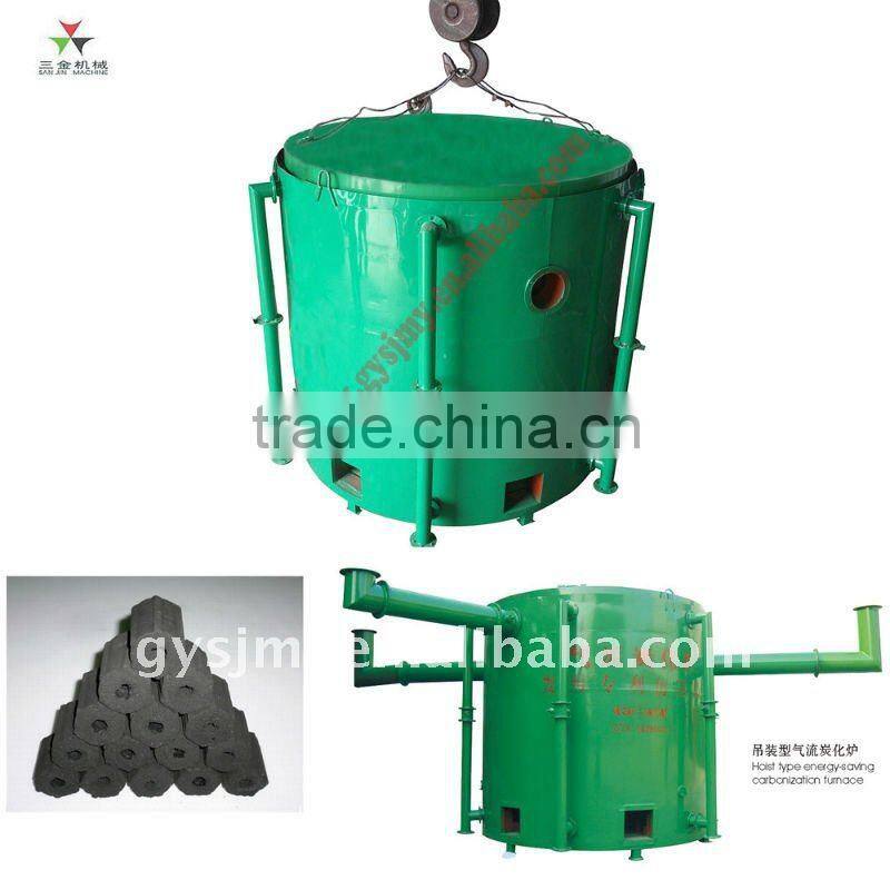 wood continuous carbonization furnace