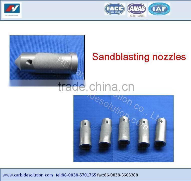 Venturi Sandblasting Nozzles Inserts for Boat Cleaning Equipment