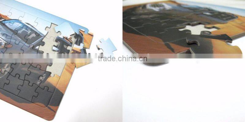 Wholesale custom recycled cardboard 3d wood 3d effect jigsaw puzzle