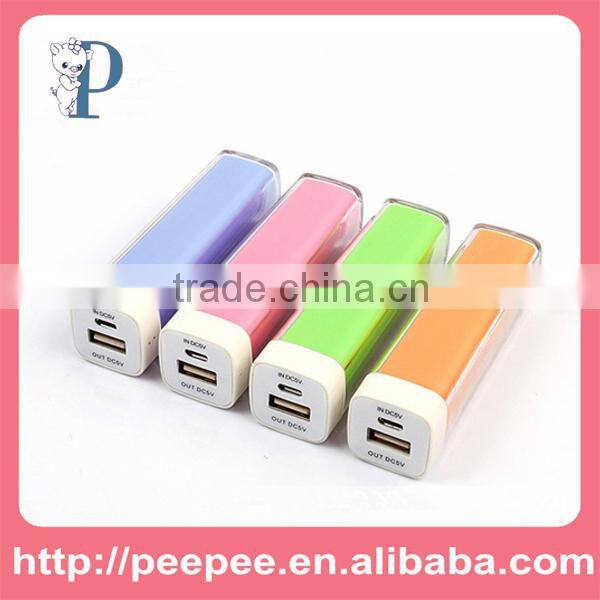new electrical gift mobile power bank 2600mah for smartphone