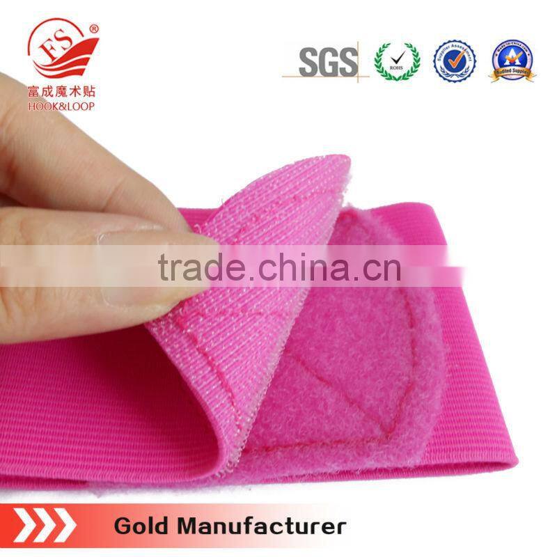 Elastic magic tape with custpm design