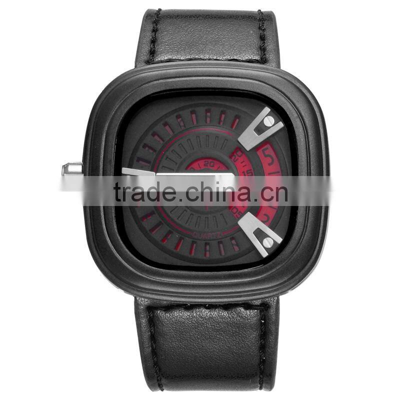 Chinese wholesale skone leather watch men waterproof