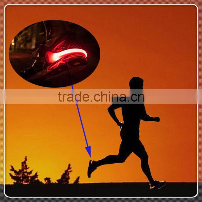 night exercise use silicone led shoe light