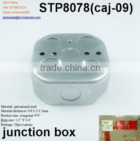electrical junction galvanized metal box