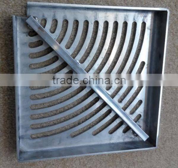 195mm by 195mm stainless steel 304 drain gutter cover swimming pool gutter grating