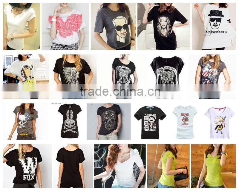Korea British style summer clothing woman shirt t-shirts