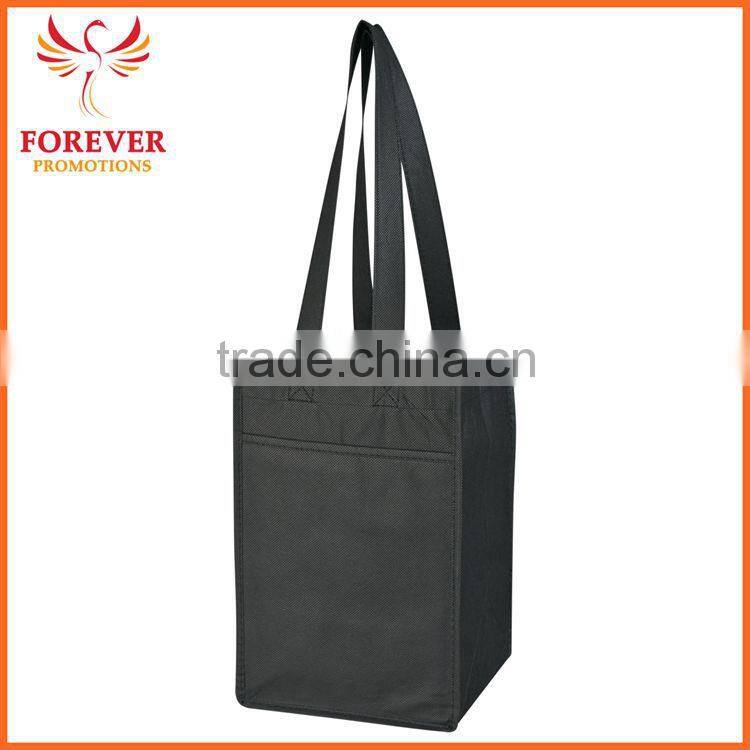 Chinese Manufactory 4 Bottle Wine Tote Bag e With Dividers Pockets
