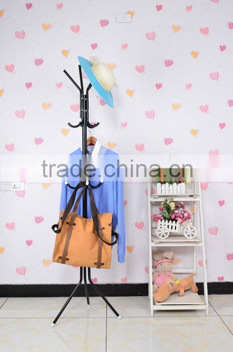 Diy Folding metal standing coat rack