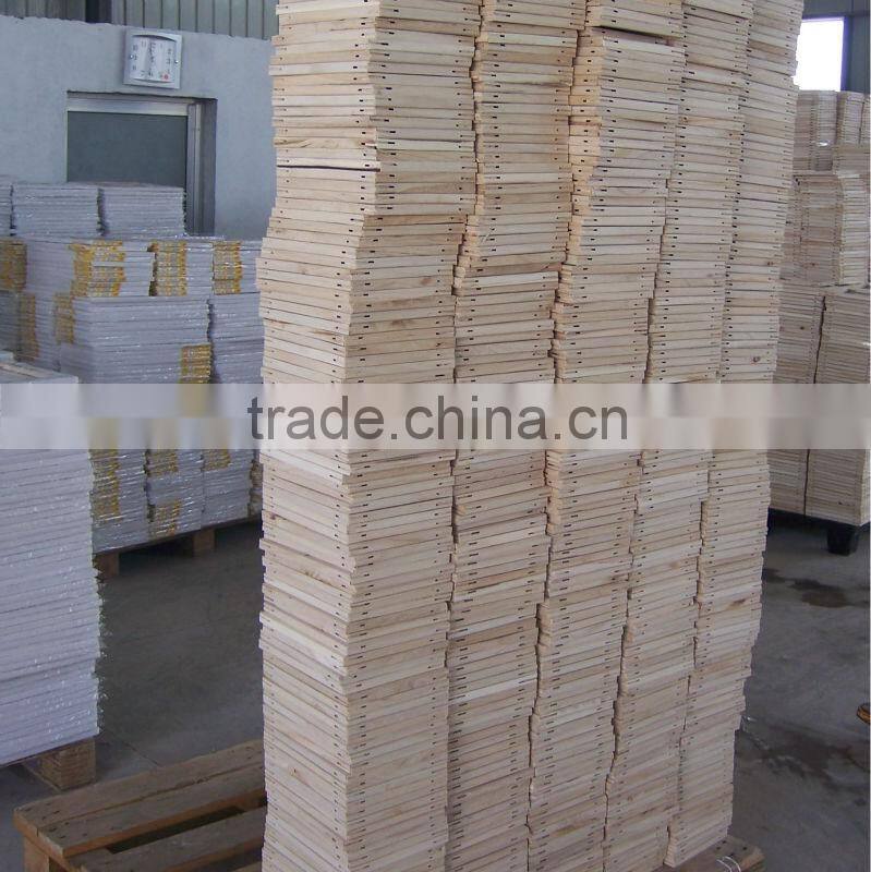 wooden stretcher bar with radian