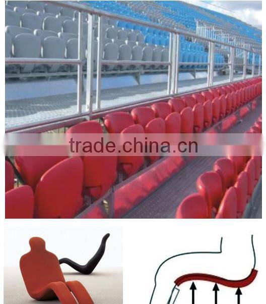 Playground floor mounted high quality with back plastic auditorium chairs