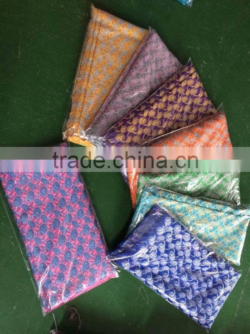 African embroidered cord lace manufacture guipure lace polyester