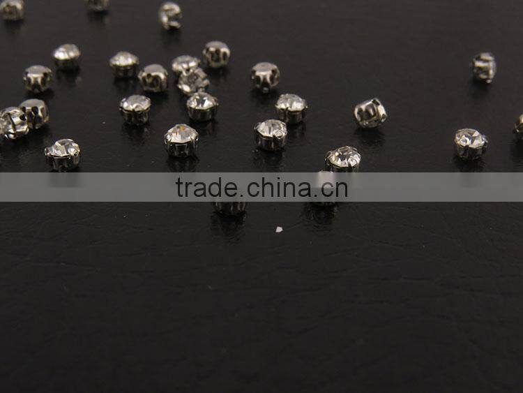 High Quality Rhinestone Crown Embellishments with Brass