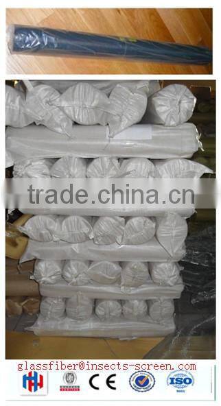 High Quality Grey with White Fiberglass Fly Screen / fiberglass window screening mesh