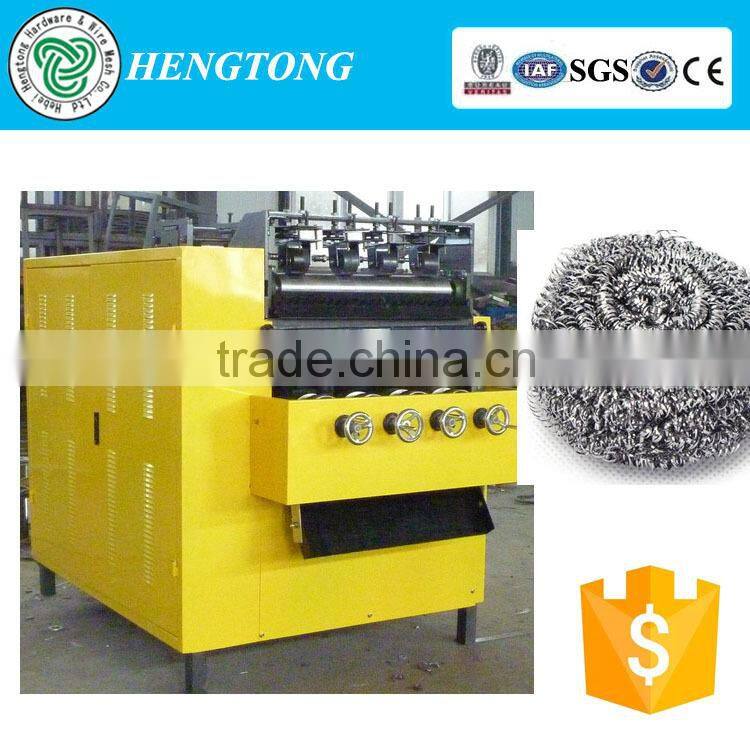 hengtong stainless steel scourer ball making machine for kitchen use with factory price