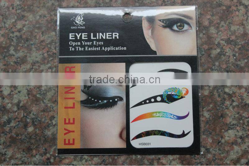 2016 best seller eco-friendly high quality tattoo eyeliner temporary