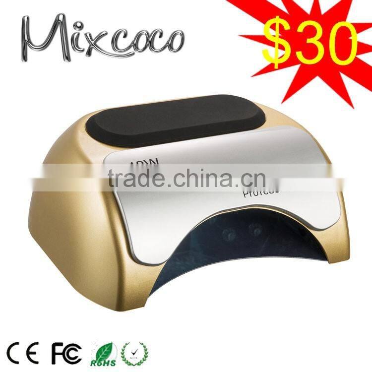 2016 Shenzhen Manicure machine CCFL Nail LED UV Lamp 48w CCFL LED Nail Lamp 2 Hands nail