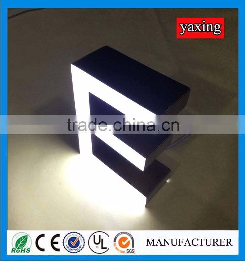 Advertising frontlit channel letter led epoxy resin letter
