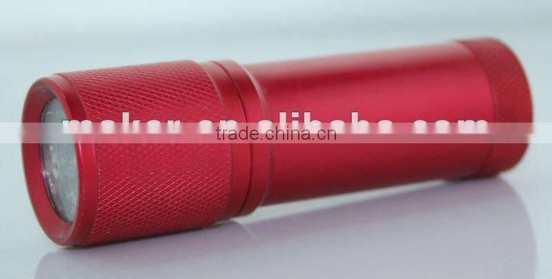 9 LED Aluminum flashlight