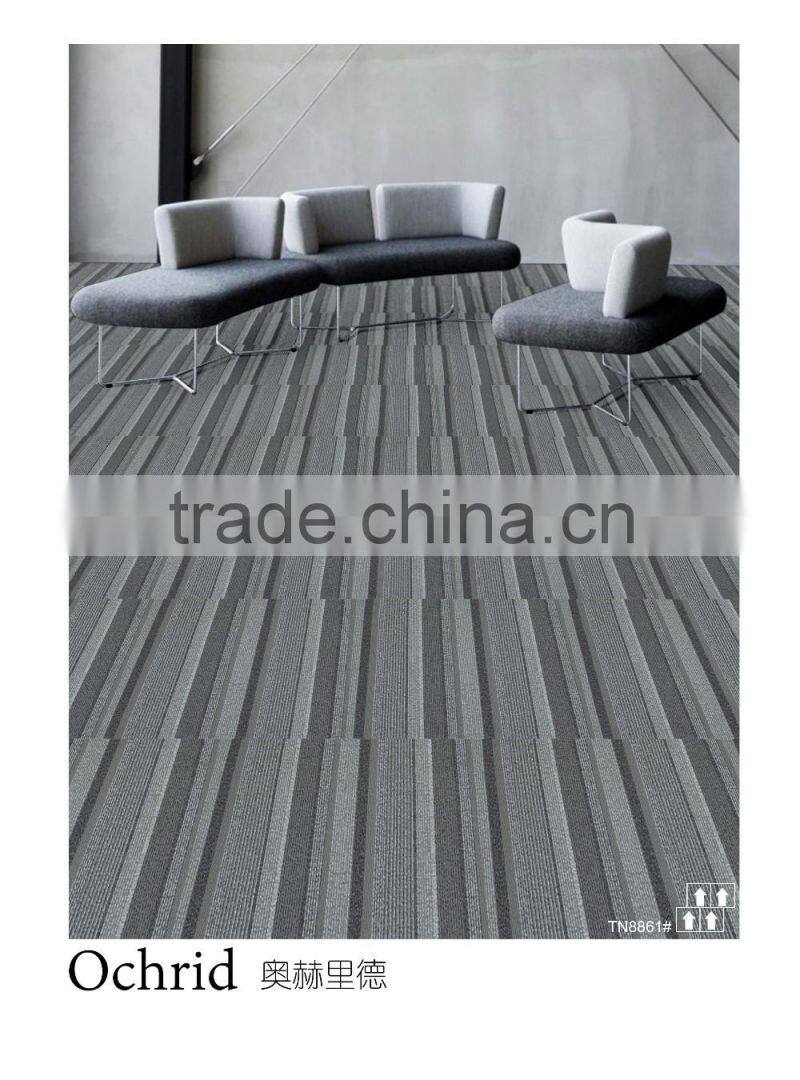 Removable 100%Nylon Washable Carpet Tiles50x50cm with PVC Backing Many Carpet Tiles Patterns
