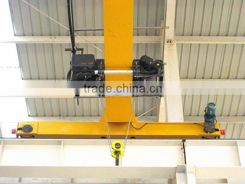 Europe Style 1 ton Single Girder Overhead Crane For Sale